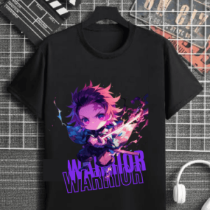 Anime Warrior Tanjiro T-Shirt – Unisex Black Tee | Zenextt® Graphic Streetwear