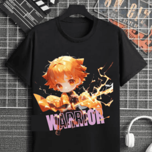 Anime Warrior Zenitsu T-Shirt – Unisex Black Tee | Zenextt® Graphic Streetwear